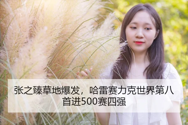 张之臻草地爆发，哈雷赛力克世界第八首进500赛四强